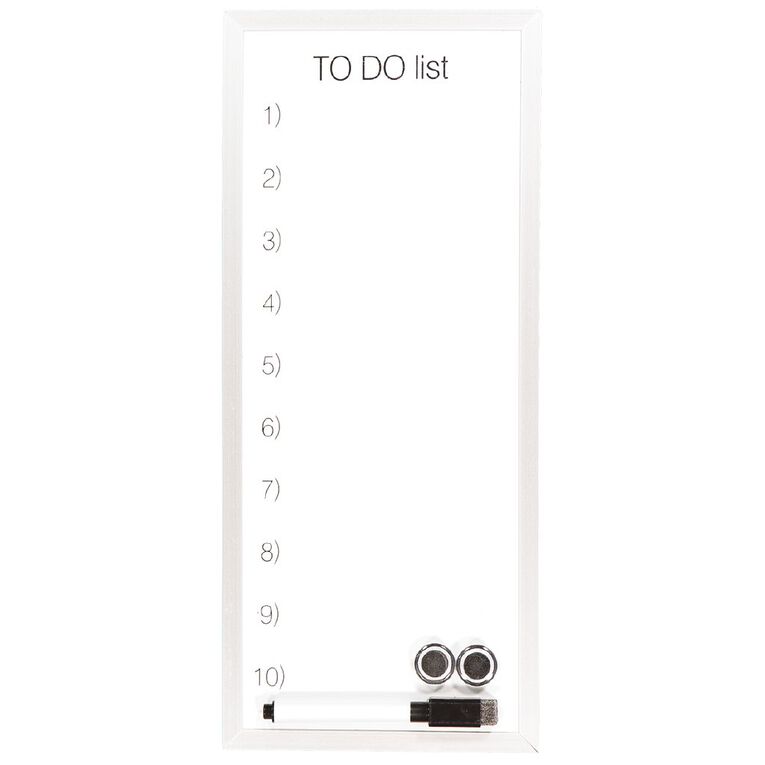 WS Magnetic Dry Erase To Do Board 152mm x 355mm, , hi-res