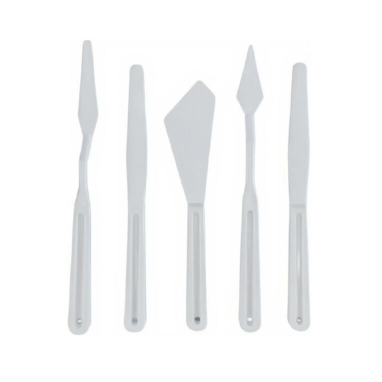 Uniti Palette Knife Plastic 5 Pack, , hi-res