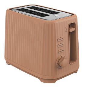 Living & Co Toaster 2 Slice Fluted Terra