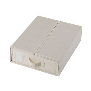 Living & Co Linen Look Box Medium Cream