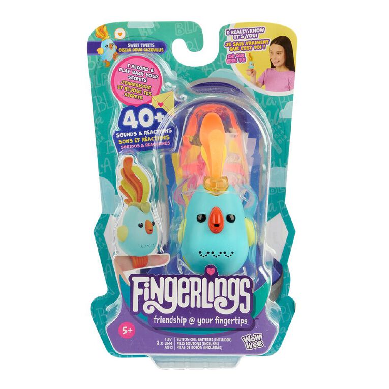 Fingerlings Interactive Bird Assorted, , hi-res
