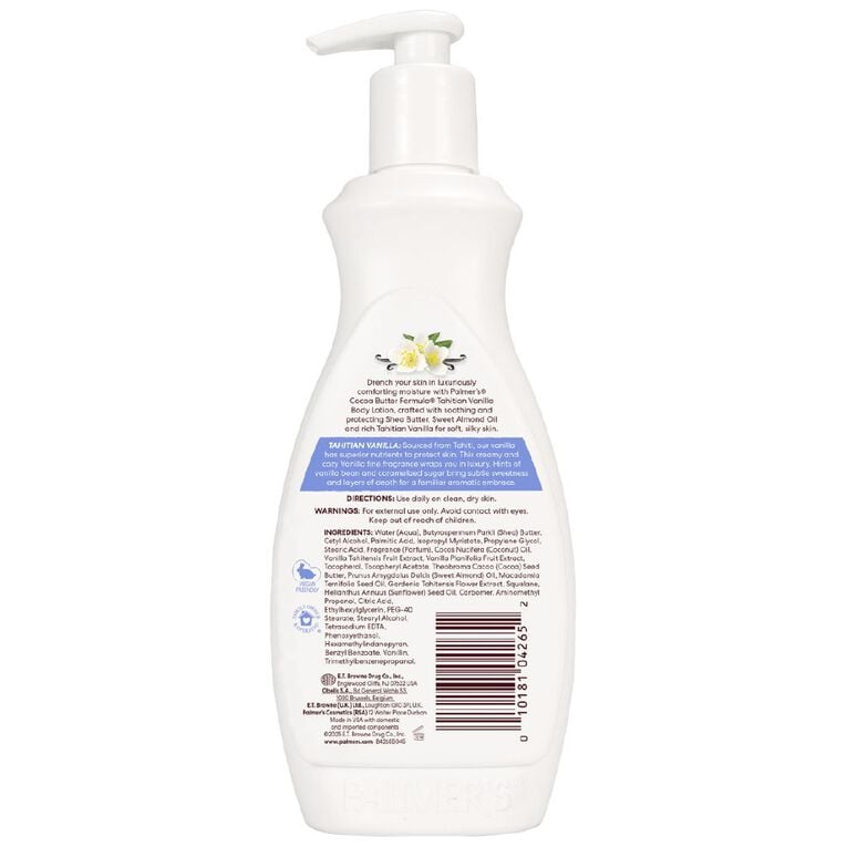 Palmer's Tahitian Vanilla Lotion 400ml, , hi-res
