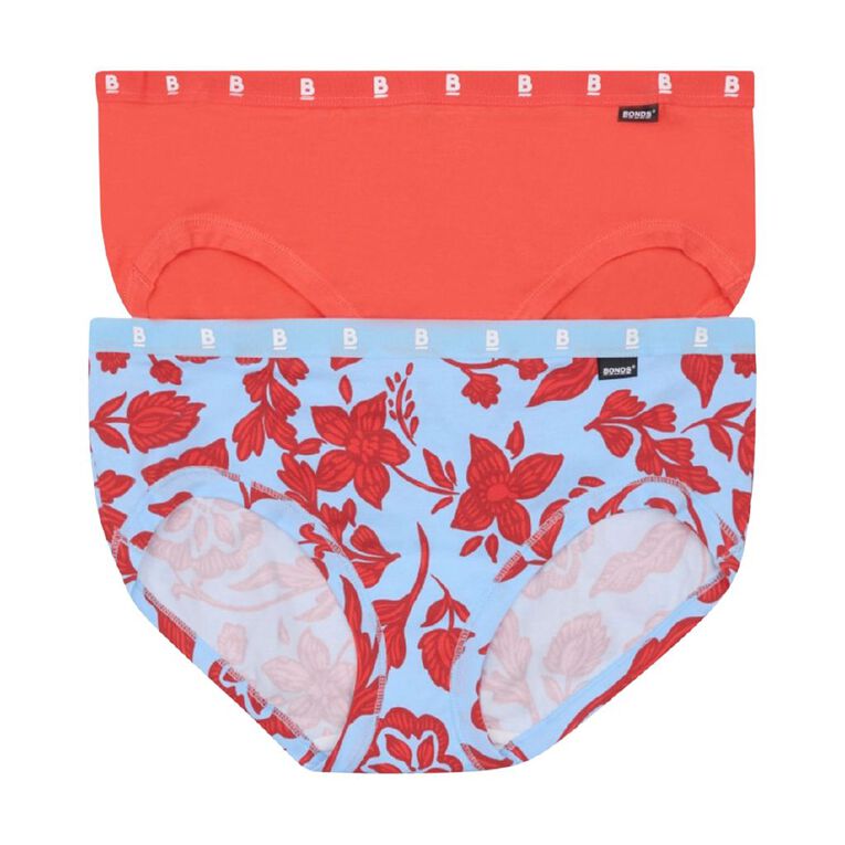 B FOR BONDS Women's Midi Briefs 2 Pack, Pink Light, hi-res