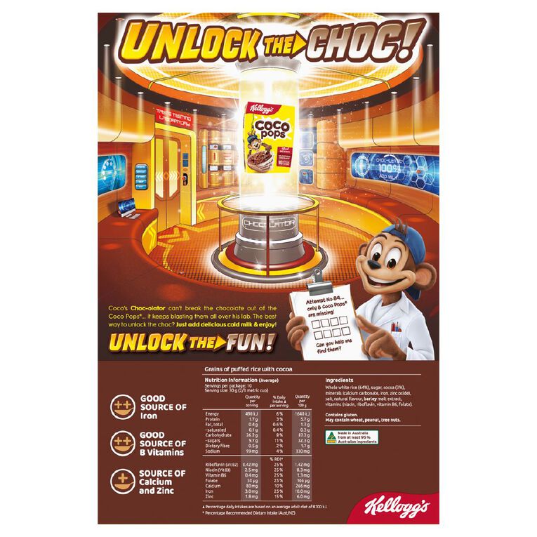Kelloggs Coco Pops 320g, , hi-res