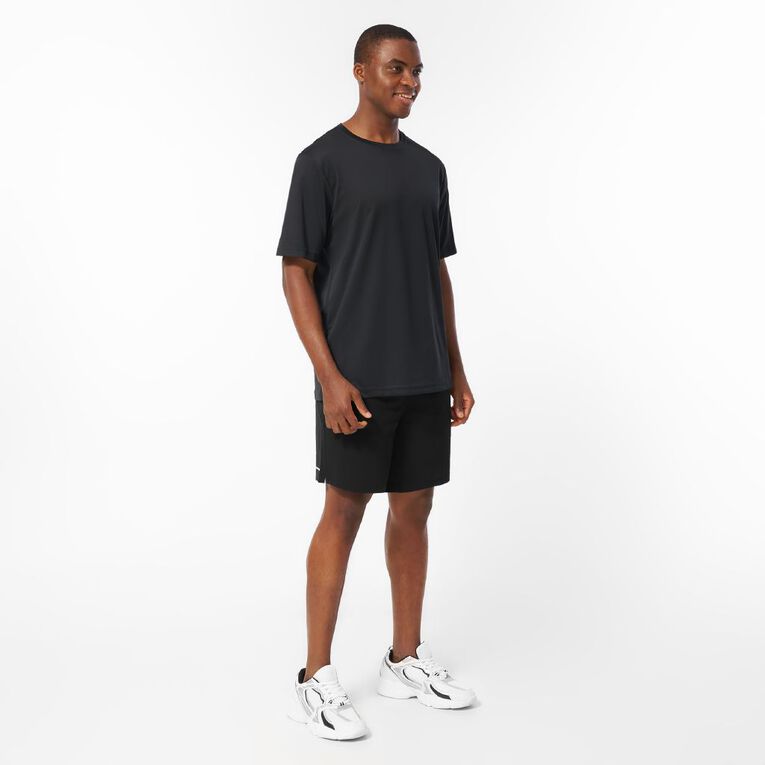 Active Intent Men's Stretch Active Shorts, Black, hi-res