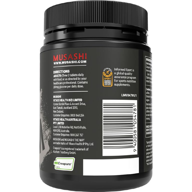 Musashi Fuel Creatine Chewables, , hi-res
