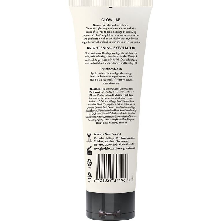 Glow Lab Brightening Exfoliator 100ml, , hi-res