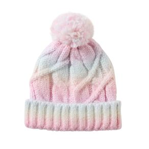 H&H Women's Chunky Pom Pom Beanie