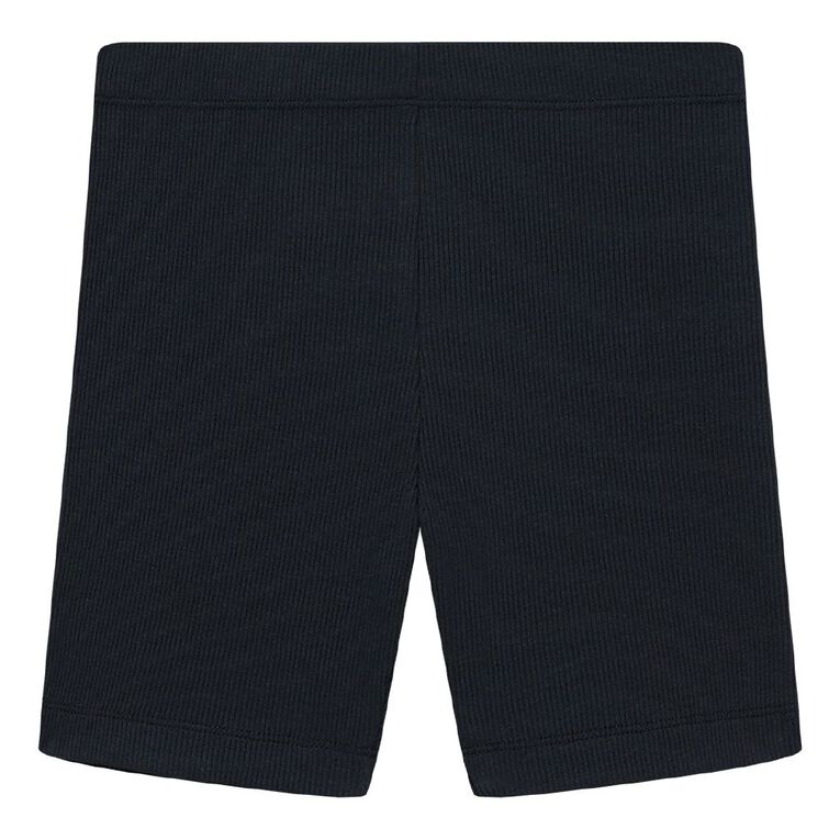 Young Original Plain Rib Bike Shorts, Grey Dark, hi-res