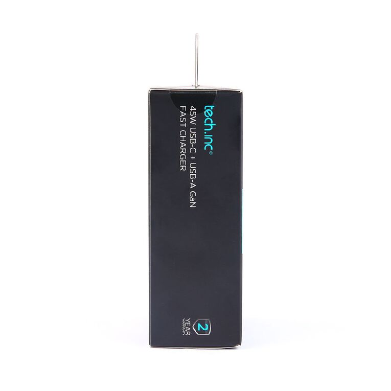 Tech.Inc 45W USB-C + USB-A GaN Fast Charger, , hi-res