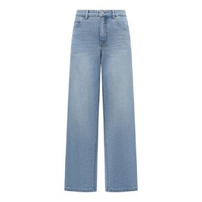 H&H Women's High Rise Wide Leg Jeans AR