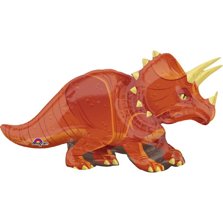 Anagram Supershape Triceratops Dinosaur Balloon, , hi-res