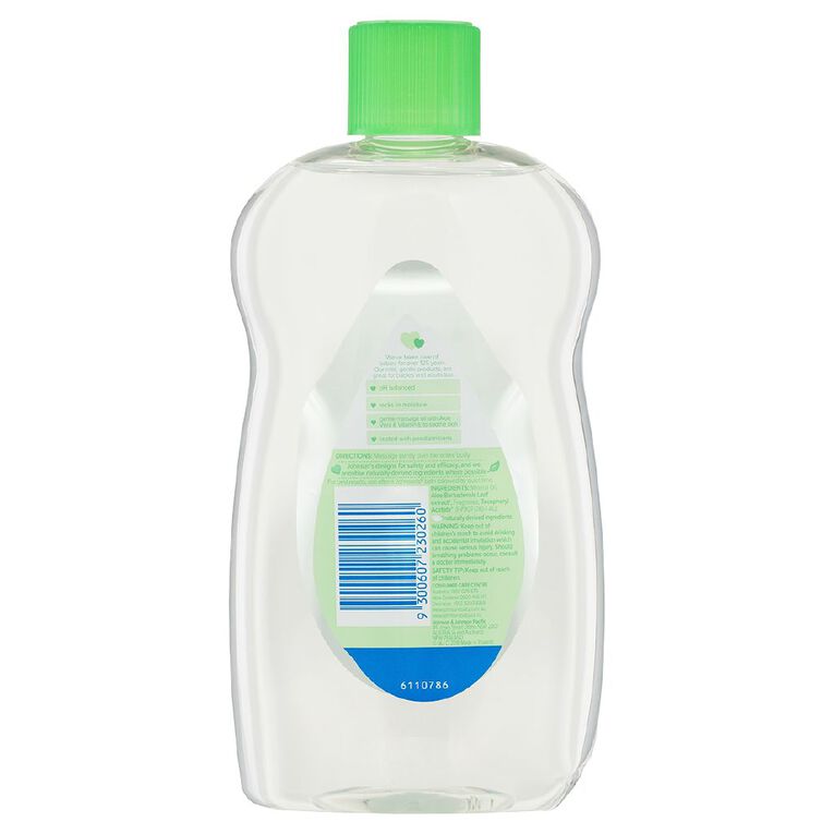 Johnson's Baby Oil with Aloe 500ml, , hi-res