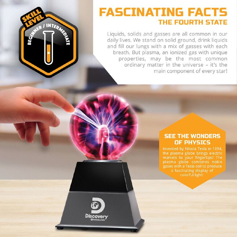 Discovery Kids Mindblown Plasma Globe, , hi-res