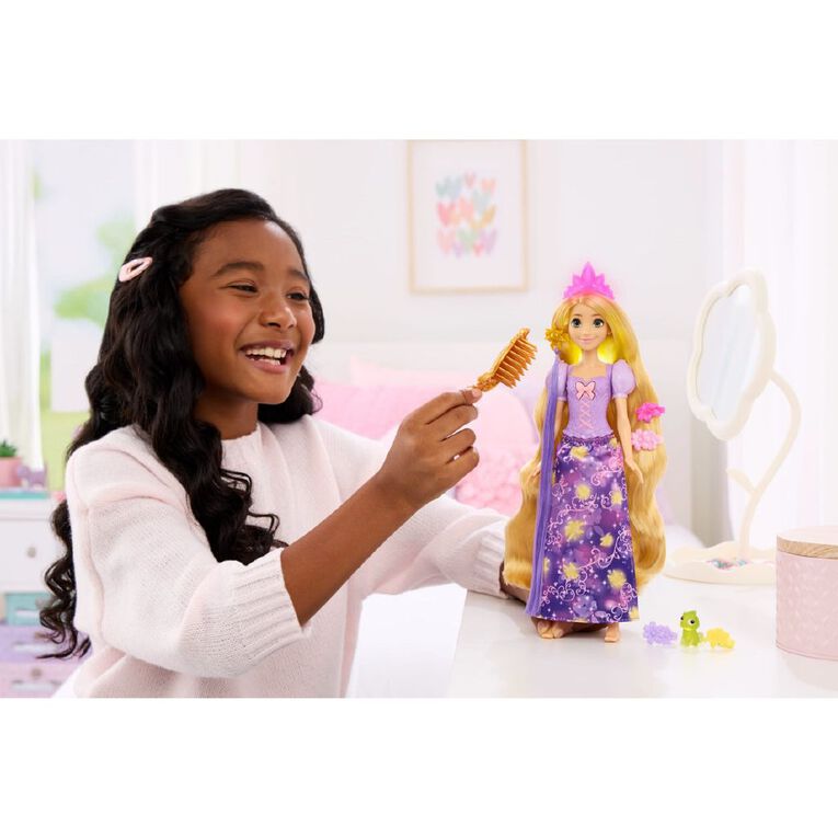 Disney Princess Rapunzel Glowing Hair Feature Doll, , hi-res