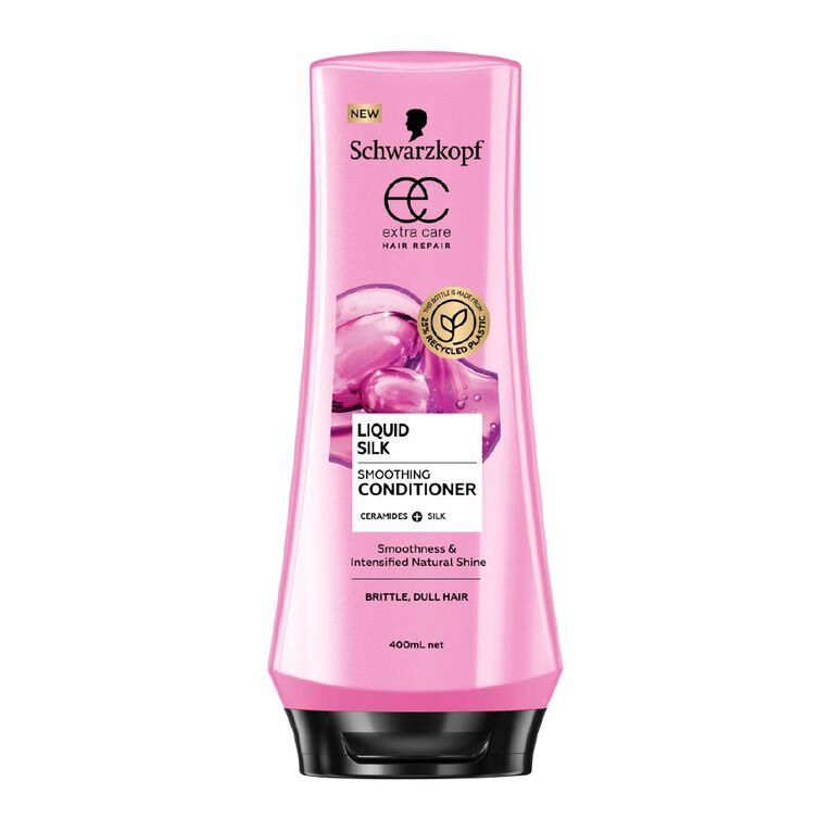 Schwarzkopf Extra Care Liquid Silk Smoothing Conditioner 400ml, , hi-res