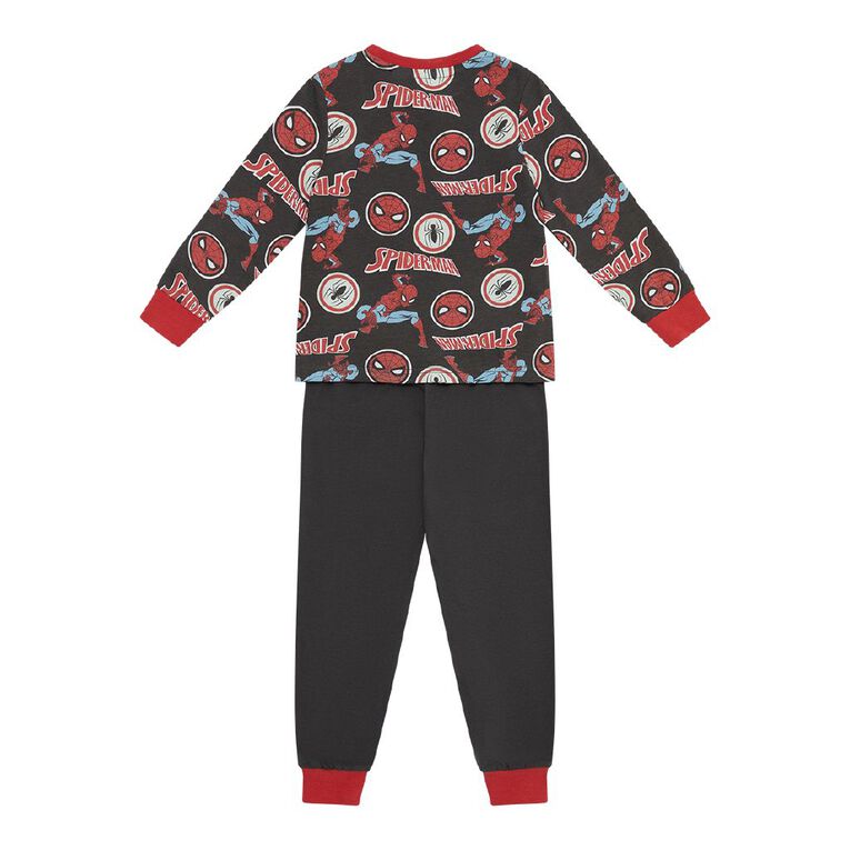 Spider-Man Boys' Knit 2 Pack Pyjama Set, Grey Dark, hi-res