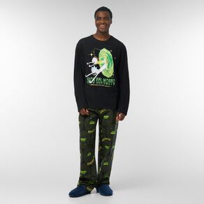 Rick and Morty Men's Knit Flannel Pyjama Set