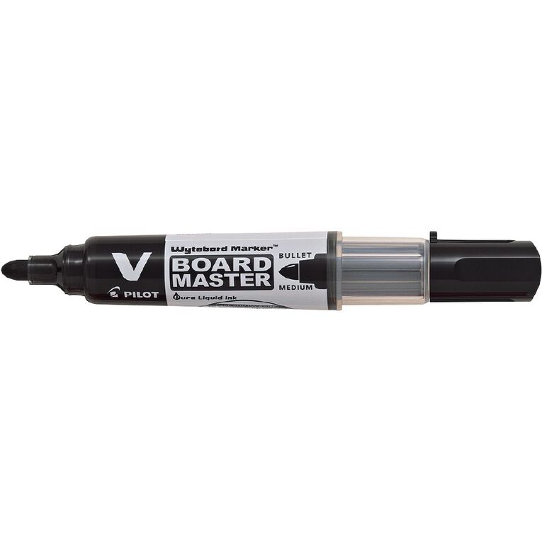 Pilot-BeGreen Bullet V Board Whiteboard Marker Black, , hi-res