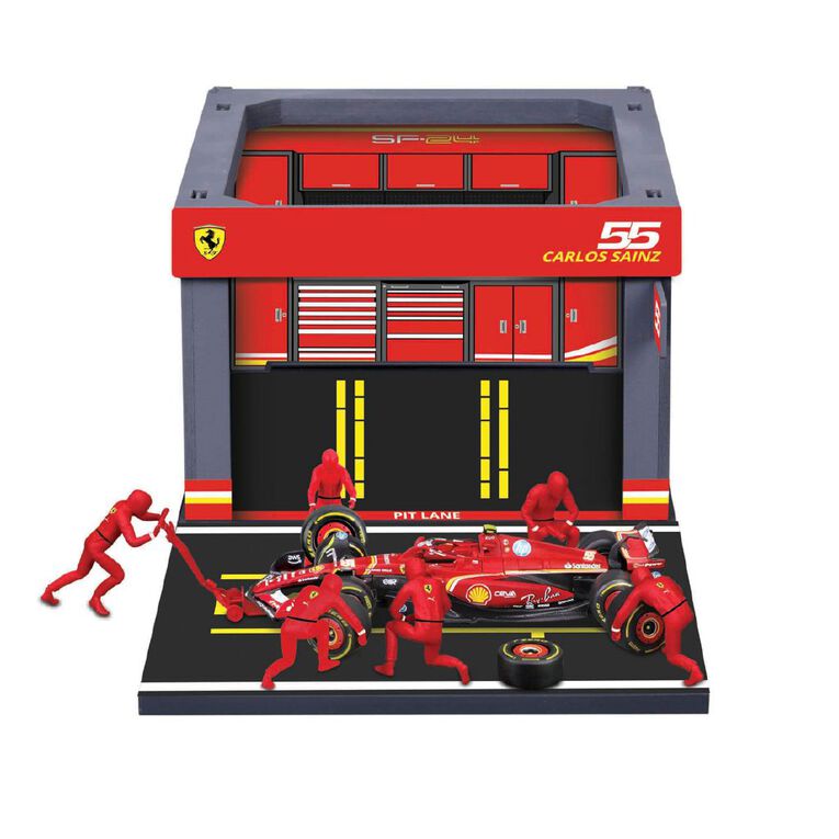 Bburago 1:43 Pit Pass Ferrari #16 Charles Leclerc, , hi-res