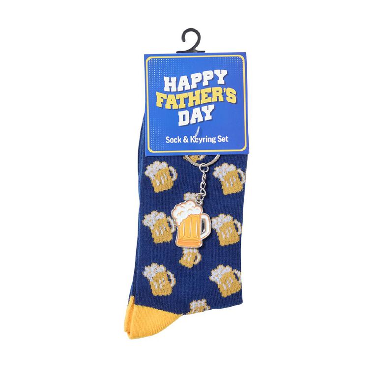 FY27 Beer Sock and Keyring Set, , hi-res