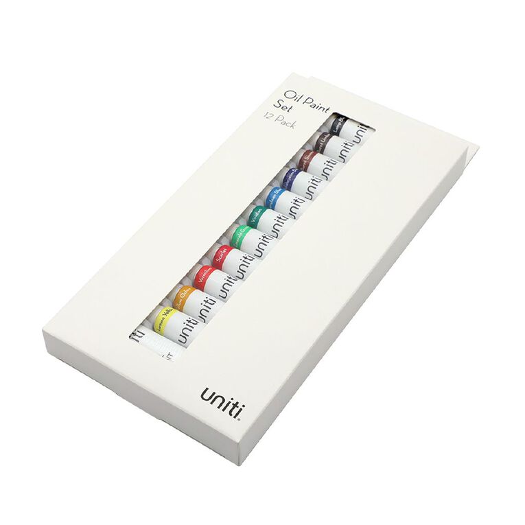 Uniti Oil Paint Set 12 Pack, , hi-res