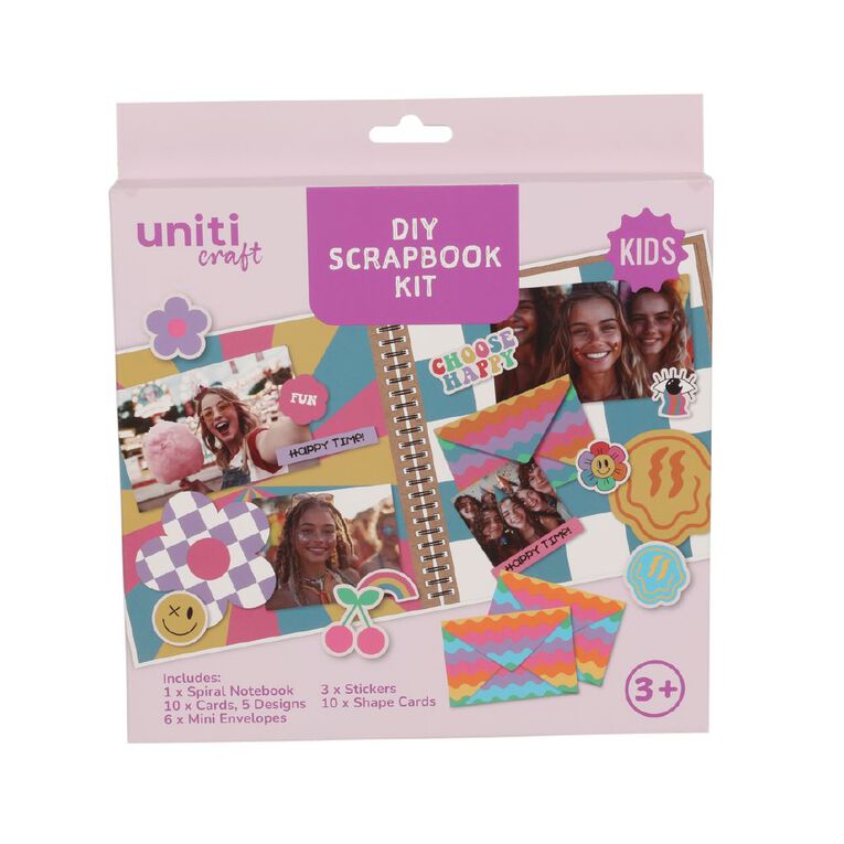 Uniti Kids DIY Scrapbook Kit, , hi-res