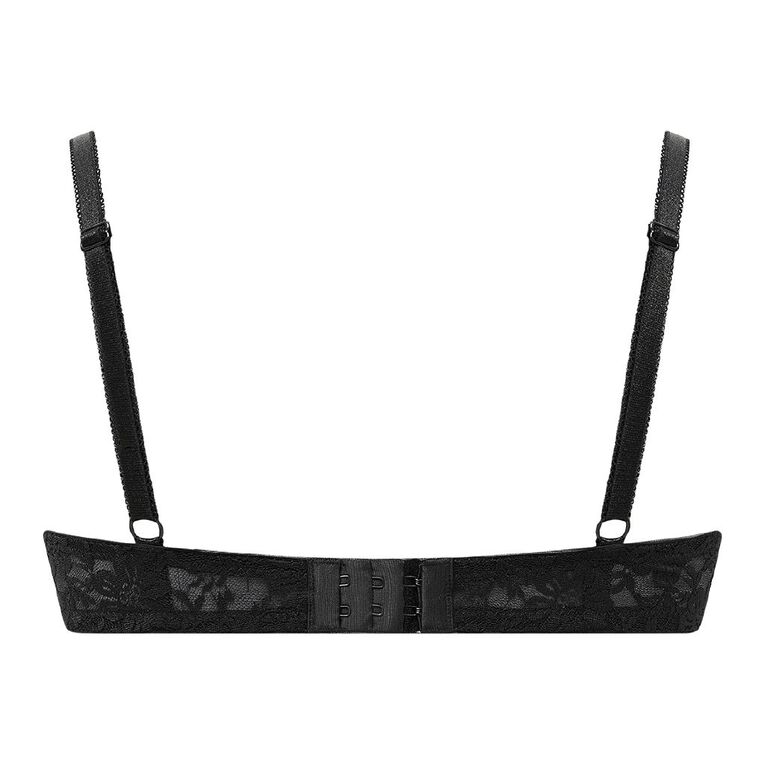 H&H Women's Poppy Lace Contour Bra, Black, hi-res