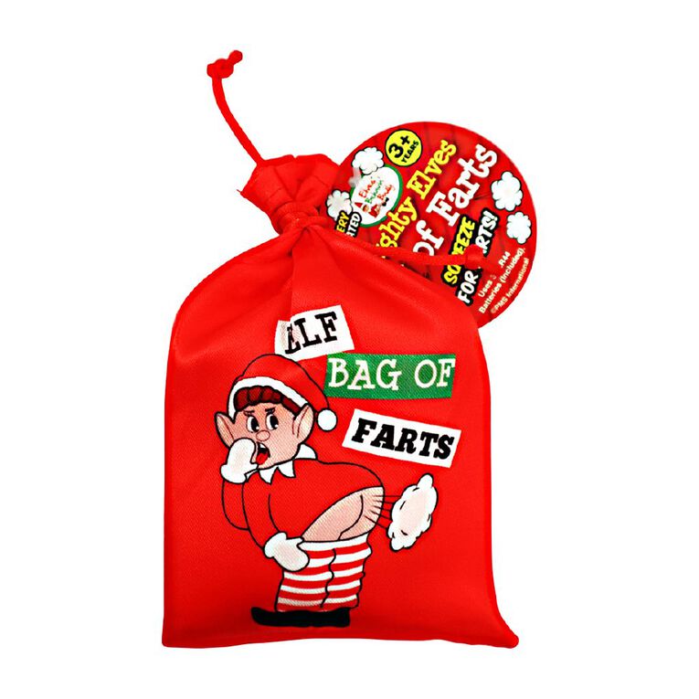 Elves Behavin' Badly Bag Of Farts 12.5cm, , hi-res