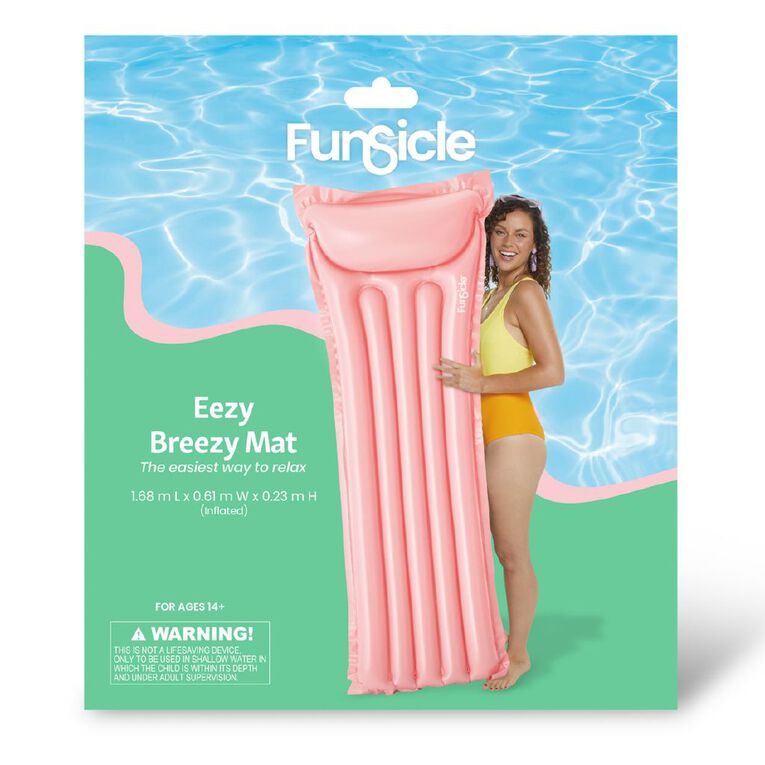 Funsicle Eezy Breezy Mat 1.68m Blooming Pink, , hi-res