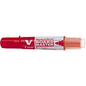 Pilot-BeGreen V Board Whiteboard Marker Bullet Red Mid