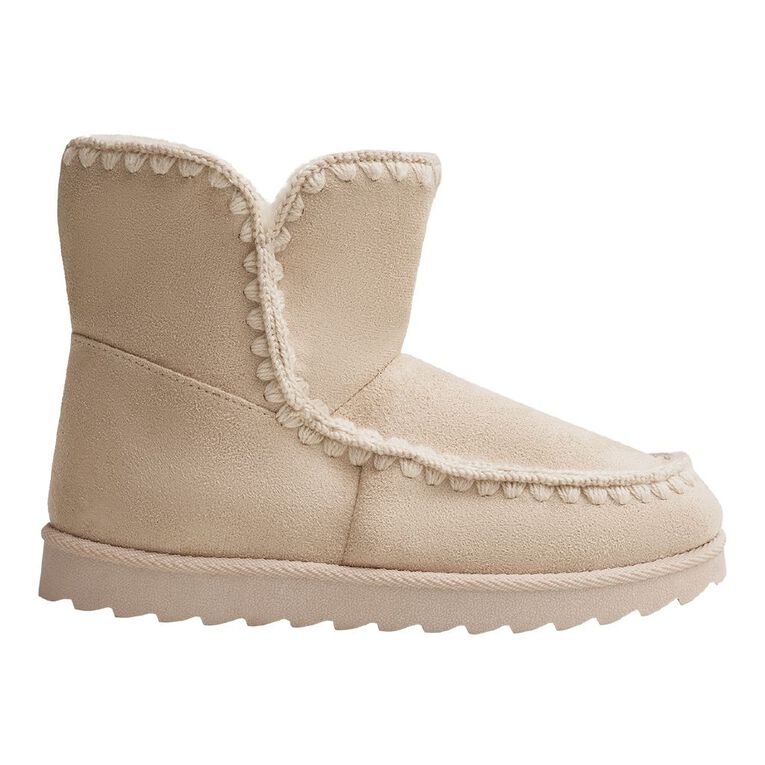 H&H Women's Bannie Slipper Boots, Natural, hi-res