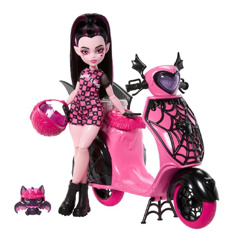 Monster High Draculaura Doll & Scooter, , hi-res