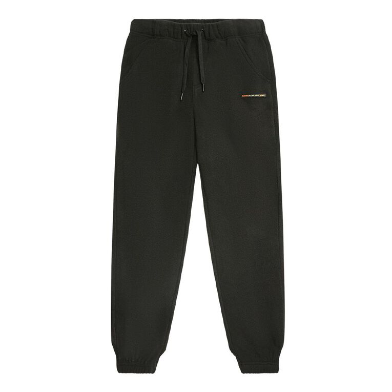 Back Country Kids' Fleece Pants, Black, hi-res