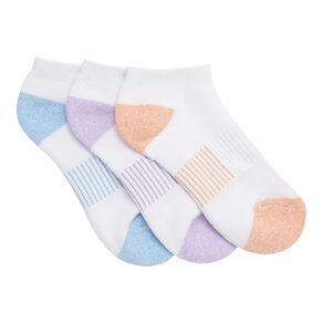 Active Intent Girls' Cushioned Low Cut Socks 3 Pack