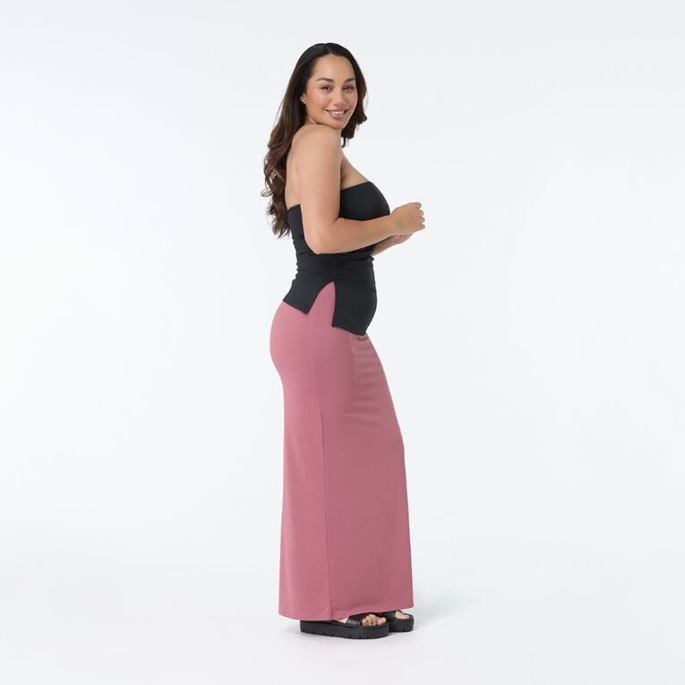 Garage Women's Contour Ruched Bandeau, Black, hi-res