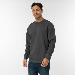 H&H Men's Plain Crew Sweatshirt