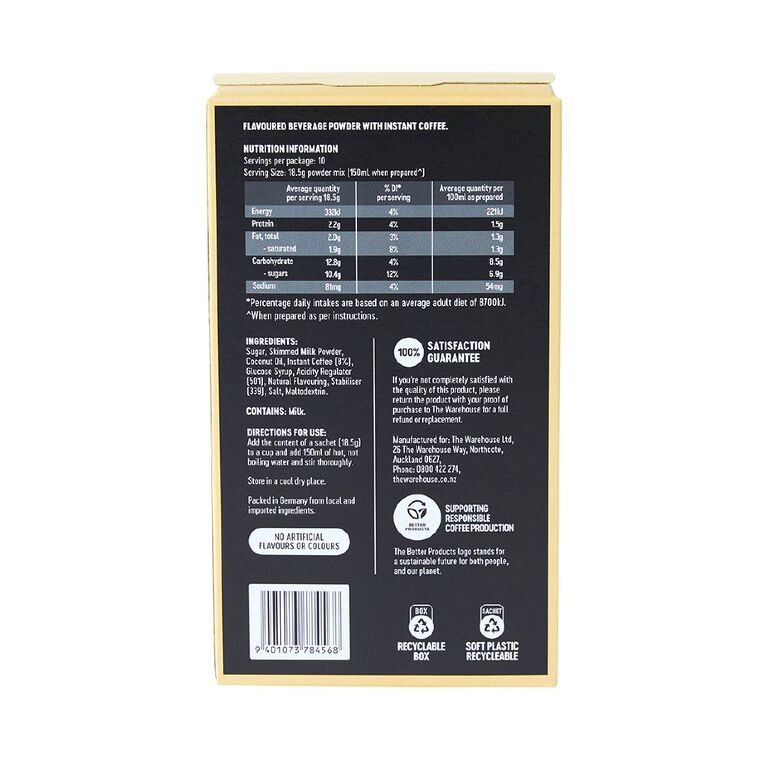 Market Kitchen Vanilla Latte Sachets 10pk, , hi-res
