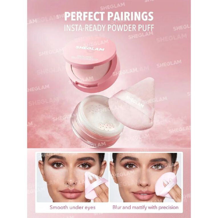 Sheglam Insta Ready Face And Under Eye Setting Powder Duo Bubblegum14g, , hi-res