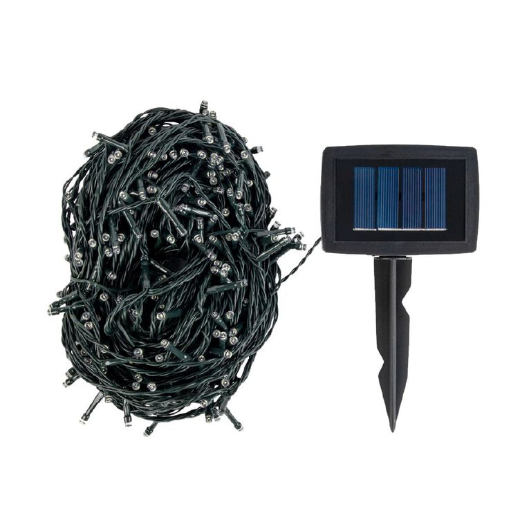 Kiwi Garden Solar String Lights 300LED White, , hi-res