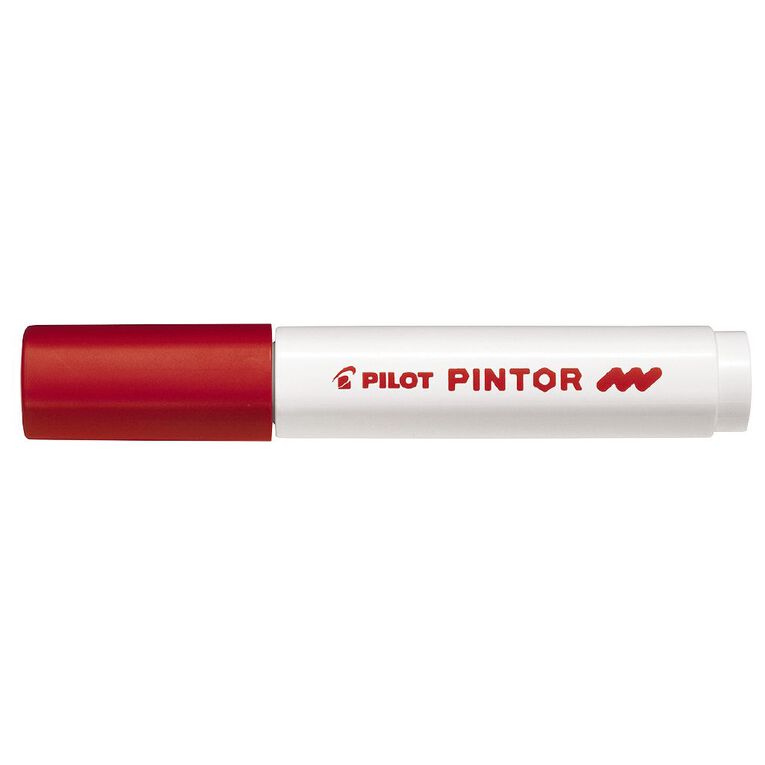Pilot Pintor Marker Bullet Medium 4.5mm Tip Red, , hi-res
