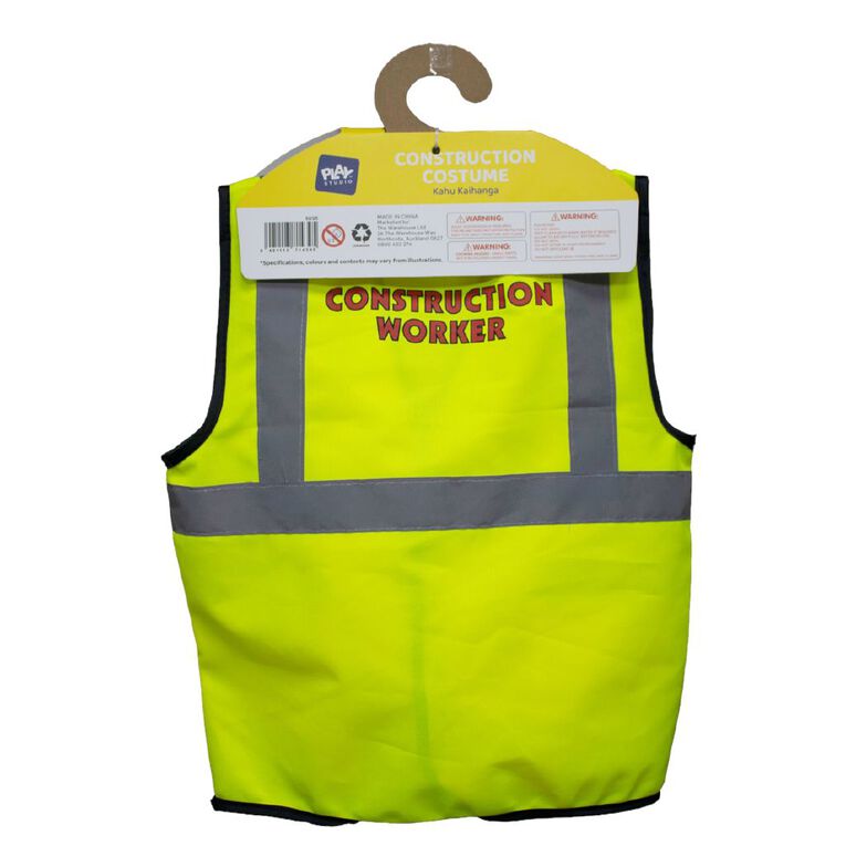 Play Studio Kids' Construction Costume, , hi-res