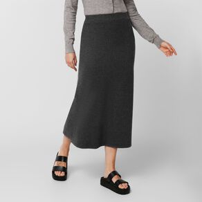 H&H Women's Knitted Midi Skirt