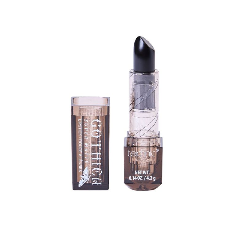 Technic Gothica Matte Lipstick Black, , hi-res
