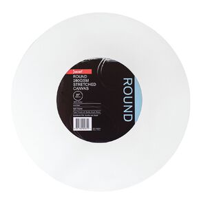 Jasart Round Canvas White 20 inch