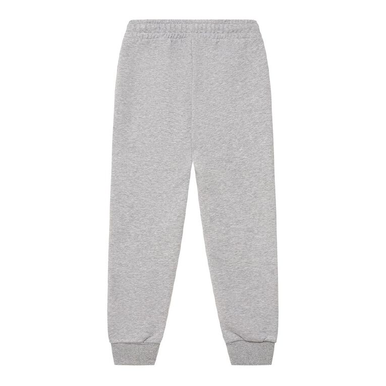 Active Intent Youth Supporter Trackpants, Grey Marle, hi-res