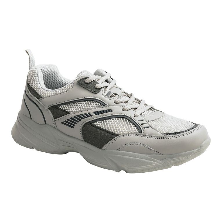 Active Intent Men's Dante Trainers, Grey, hi-res