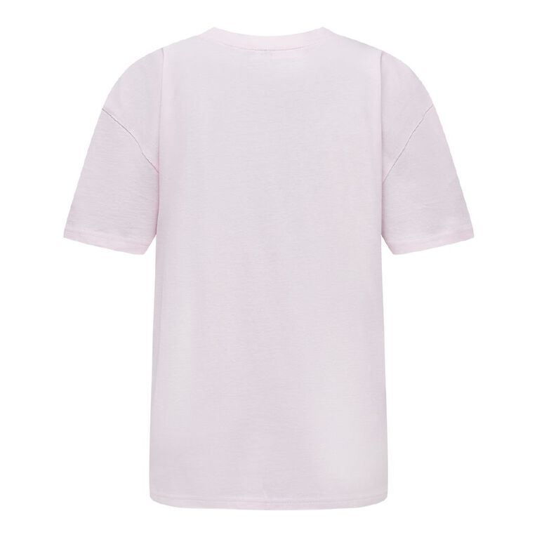 H&H Women's Christmas Printed Tee, Pink Light, hi-res