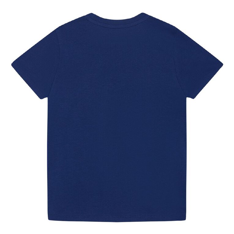 Young Original Short Sleeve Print Tee, Blue Dark BUTTERFLY, hi-res