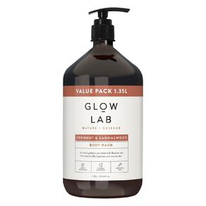 Glow Lab Body Wash Coconut & Sandalwood 1.35L